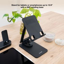 TooQ Hermes Soporte pasivo Teléfono móvil/smartphone, Tablet/UMPC Negro TooQ Hermes Soporte pasivo Teléfono móvil/smartphone, Tablet/UMPC Negro