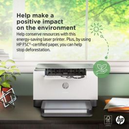 HP LaserJet M209dw Impresora Láser Monocromo WiFi Doble Cara Automática (Dúplex) 29ppm Rápida Compacta para Oficina/Hogar Blanca