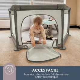 Dreambaby DRE9312742495077 Parque infantil Explore Park 6 lados con base de tela acolchada Ø 1,40 m H 70 cm Topo Dreambaby DRE9312742495077 Parque infantil Explore Park 6 lados con base de tela acolchada Ø 1,40 m H 70 cm Topo