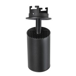 LUM Spot Empotrable GU10 Negro (Sin Bombilla) LUM-RGU10-B Orientable para Interiores