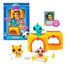 Set figura littlest pet shop tiki jungle. 17,8x20,3x6,35 cm