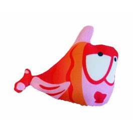 Gloria Guppys Juguete para Gato Pez con Plumas y Catnip de Lona para Jugar Lanzar o Solo