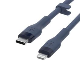 Belkin CAA009BT1MBL Cable USB-C a Lightning de Silicona 1m Azul