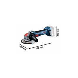 Bosch Professional Grinder de esquina profesional + 2 Baterías 4Ah
