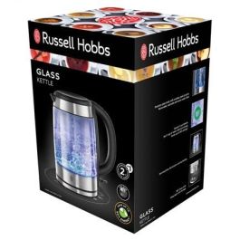 Russell Hobbs 21600-57 Hervidor de Agua de Cristal, 1.7L, Luz Azul