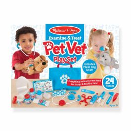 Melissa & Doug SPI6074883 - Juego de rol Veterinario para niños, 24 piezas, de 3 años en adelante