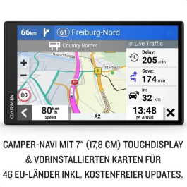 Garmin Camper 795 Navegador Fijo 17,8 cm (7") TFT Pantalla Táctil Negro