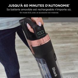 Shark Aspiradora escoba inalámbrica Stratos IZ400EU - Tecnología DuoClean + PowerFins Plus - Iluminación LED