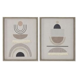 Cuadro Scandi DKD Home Decor Beige 4 x 50 x 40 cm (2 Unidades) Precio: 34.68999941. SKU: B12SGFKLPT