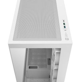 Deepcool CG580 4F WH - Caja Torre PC Gaming, ATX, Cristal Templado, 4 Ventiladores ARGB, USB-C, Blanco