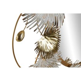 DKD Home Decor Espejo Dorado Blanco Metal Cristal 93 x 93 x 7 cm