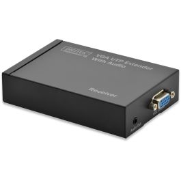 DIGITUS Extensor VGA UTP Set para Transmisor y Receptor AV, hasta 300m y 1920x1200 píxeles de resolución