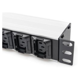 Digitus PDU 1HE 8xC13 2xC19 Regleta de enchufes 230V/16A Negro