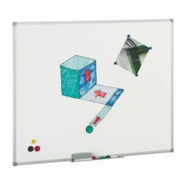 Faibo Pizarra Blanca Acero Vitrificada Apta Para Imanes Marco De Aluminio 122x100 cm Precio: 185.49999985. SKU: S8406852