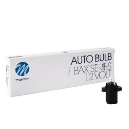 M-Tech MTECZ55 Lámpara Halógena B8.3D 1.2W 12V Negra - Pack de 10 Unidades