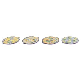 Salvamantel Mediterraneo DKD Home Decor Azul Amarillo 18 x 1 x 23 cm (12 Unidades)