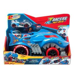Camión lanzador t-racers s forma tiburón shark squad launcher. incluye 2 coches exclusivos. 21x26.5x10.5 cm Precio: 17.78999959. SKU: B1C2VW44P2
