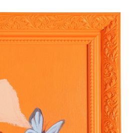 Pintura Mujer Naranja Lienzo Decoración 100 X 3,50 X 130 cm