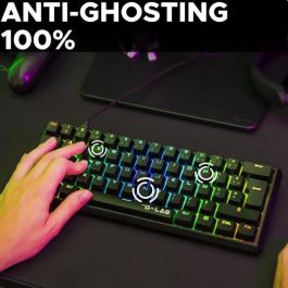 The G-Lab TGL3760162067217 Teclado Mecánico para Juegos KEYZ TALLIUM Rojo