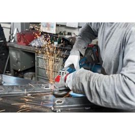 Bosch Professional GWX 18V-10 Amoladora Angular Inalámbrica X-Lock 125mm con 2 Baterías 5.0Ah, Cargador GAL 1880 y L-Boxx