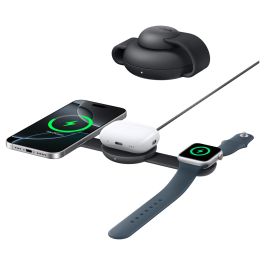 Anker B25M8H11 Estación de Carga Inalámbrica MagGo 3 en 1 Plegable Negro para iPhone Apple Watch AirPods Carga Rápida 15W Precio: 126.89999993. SKU: B19KDMCBR9