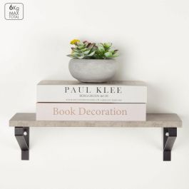 Estantes Max Home Hierro Madera MDF 42 X 12 X 16 CM (4 Unidades)