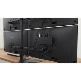 Hub USB i-Tec C31QUATTRODOCKPD Negro