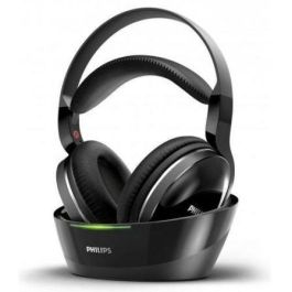 AURICULARES INALÁMBRICOS PARA TV PHILIPS SHD8800 - DRIVERS 40MM - 98DB - ALCANCE 15M - JACK 3.5MM - 2*PILAS AAA RECARGABLES