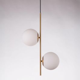 Pali SKD-P80032 Lámpara Colgante de Metal y Cristal, Diseño Elegante, compatible LED E27, para Salones, Dormitorios y Comedores Precio: 40.88999948. SKU: B13FK4ZGXA