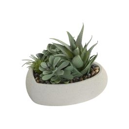 DKD Home Decor Planta Gris Verde Cemento PE 15 x 14 x 15 cm (12 Unidades) Precio: 42.50000007. SKU: B19R7KQCMS