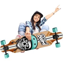 Stamp Longboard 41x9 pulgadas Control Derrapes - Truck Aluminio, Rodamiento ABEC 7, Ruedas PU 60x45mm, 8 Capas Arce Chino Estabilidad Stamp Longboard 41x9 pulgadas Control Derrapes - Truck Aluminio, Rodamiento ABEC 7, Ruedas PU 60x45mm, 8 Capas Arce Chino Estabilidad