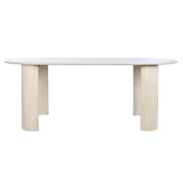 DKD Home Decor Mesa Comedor Blanco 200 x 100 x 76 cm