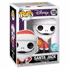 FUNKO Figura POP Disney Pesadilla Antes de Navidad Santa Jack Exclusivo 9cm Vinilo