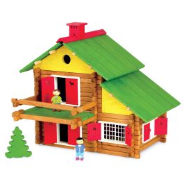 Jeujura My Wooden Chalet - Juego de Construcción de Madera Natural y Teñida con 175 Piezas, para Niños a partir de 5 años Precio: 63.50000019. SKU: S7163279