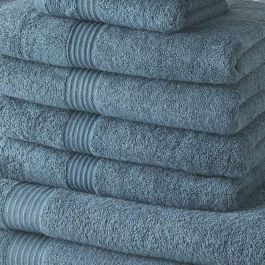 Today TOD3574641225643 Juego 10 Toallas de Baño 100% Algodón Set Varias Medidas 30x50, 50x90, 70x130 cm - Pavo Real