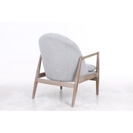 DKD Home Decor Butaca Moderno Gris Claro Natural 69 x 89 x 68 cm