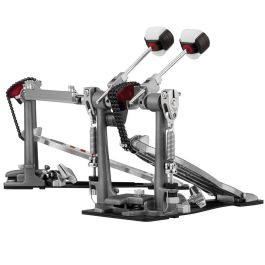 Pearl Pedal Doble Bombo Eliminator Redline para Zurdos Cadena Accionamiento Personalizable