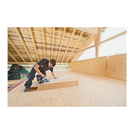 Bosch Professional 06016A2101 Sierra Circular GKS 18V-57 G con Hoja de 165 mm Sin Batería en L-BOXX