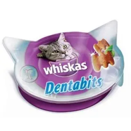 Whiskas Dentabits para la Higiene Oral, Snack Dental para Gatos, Pack de 6 Bolsas de 40 gr Precio: 10.5000005. SKU: B1CADJECLB