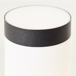 Brilliant DODY Pilona de Exterior con Detector de Movimiento, Negra, Metal y Plástico, Compatible E27 LED 1x10W, IP44