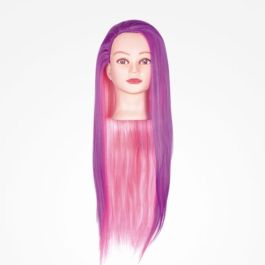 Bifull Cabeza de Maniquí Girl Colorful Purple 60cm - Pelo Sintético Lila, Ideal para Peinados y Formación Precio: 35.58999983. SKU: B1C83PBSRX