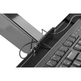 Digitus DA-90372 Estación de Trabajo Flexible para Montaje en Pared, Soporte Monitor Único Ajustable en Altura, Negro