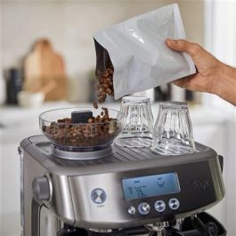 Sage Cafetera Espresso Manual con Molinillo Barista, 3 Segundos, Acero Inoxidable