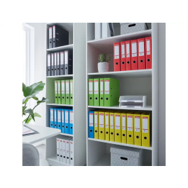 Esselte Archivador de Palanca N.1 Cartón Forrado DIN A4 Lomo 50 mm Color Negro