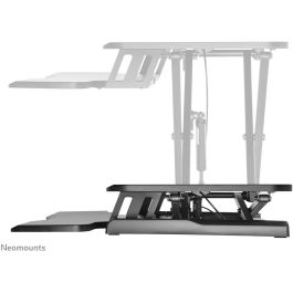 Neomounts NS-WS300BLACK Puesto de trabajo de pie/sentado para escritorio, resorte de gas, 15 kg, Negro