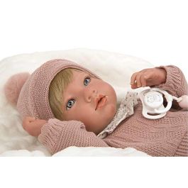 Muñeca reborn arias 40 cm abril rosa c/manta Muñeca reborn arias 40 cm abril rosa c/manta
