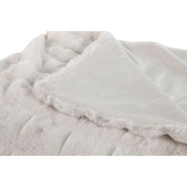 Manta Urban DKD Home Decor Crudo 240 x 1 x 220 cm Manta Urban DKD Home Decor Crudo 240 x 1 x 220 cm