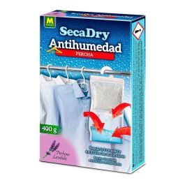Massó Secadry Percha Deshumidificador Antihumedad 400 g con Gránulos y Aroma Lavanda para Armarios Precio: 5.50000055. SKU: S7910433
