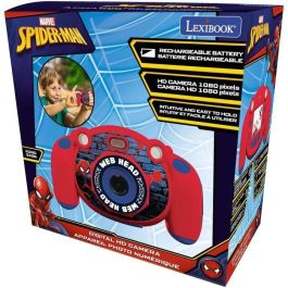 Lexibook Dj080Sp Cámara Digital HD Spiderman con Vídeo 1080p y Fotos 12MP para Niños +5 años