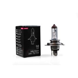 M-Tech MTECZ904 Lámpara Halógena H4 P43T 24V 75/70W, 10 Unidades, Transparente, Vidrio Cuarzo Templado, Homologación E4